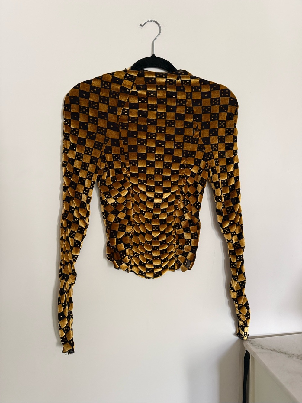 Urban Outfitters Long Sleeve Dice Top